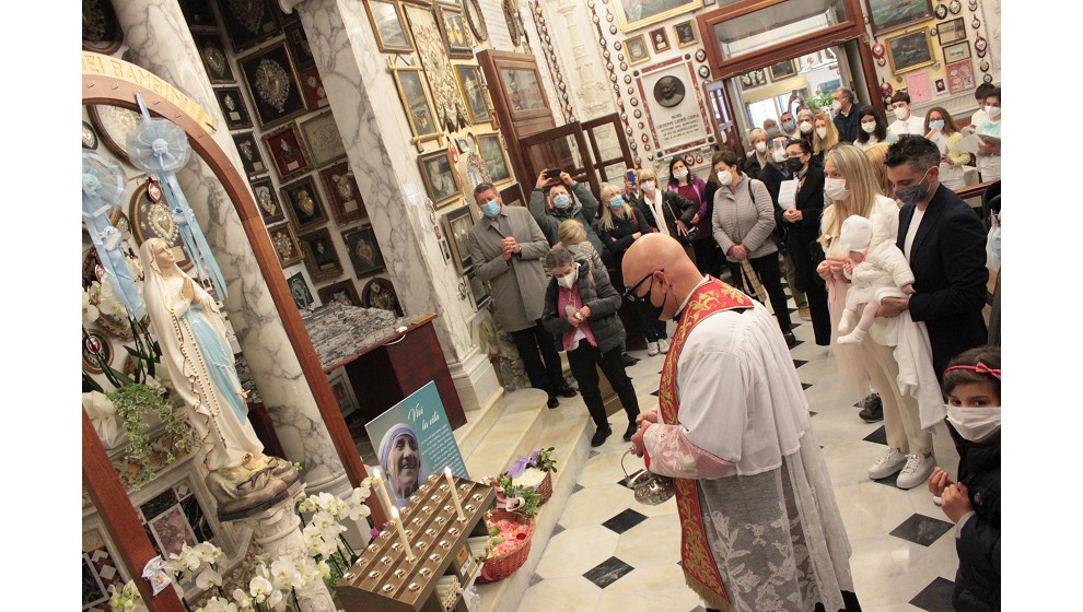 Inaugurazione “Arco della Vita” Madonna dei bambini 22 maggio 2021