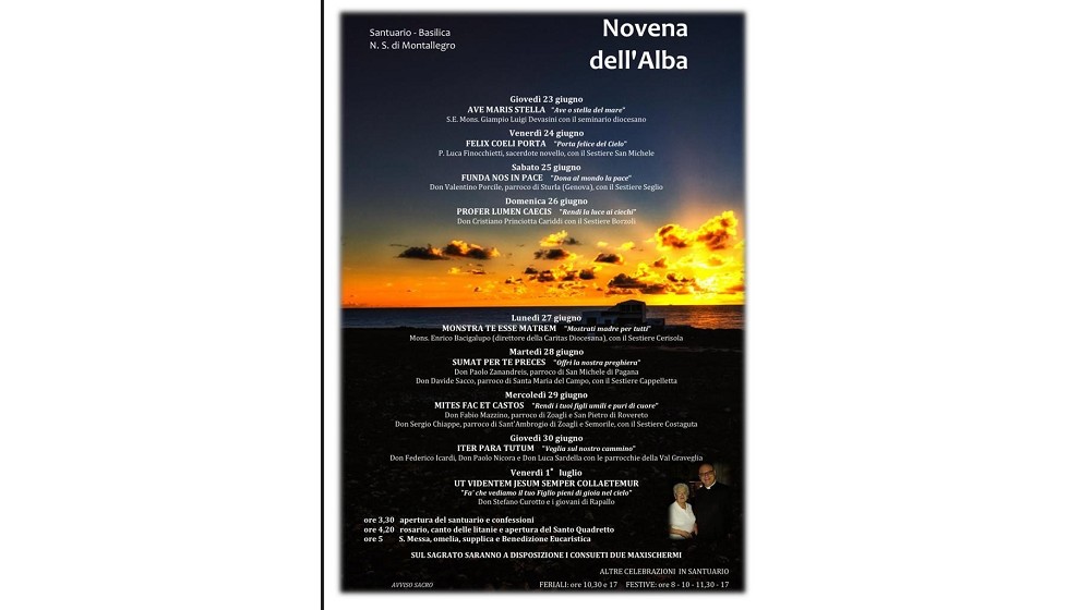 Novena dell’ Alba 2022