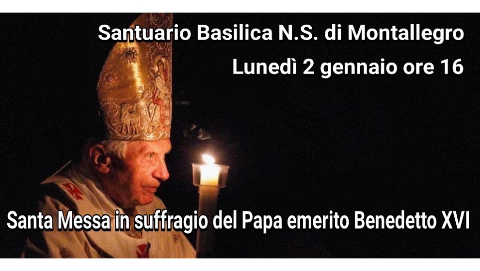 S. Messa in suffragio del Papa Emerito Benedetto XVI
